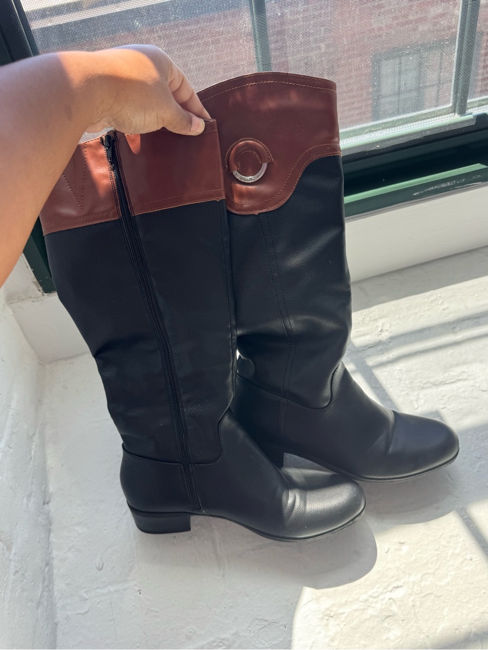 Nautica Women's Gallatin Casual Knee-High Riding Boots